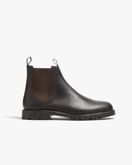 Elfvik – Brown Waxed Suede