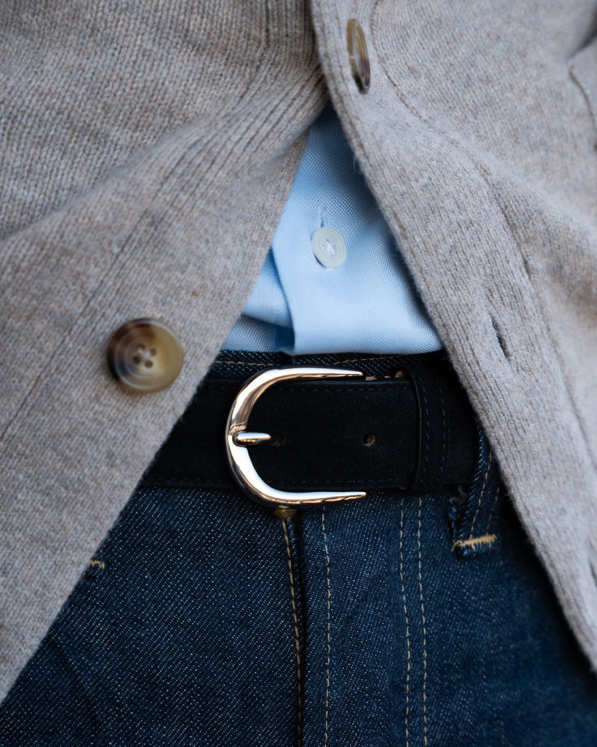 Belt – Black Suede
