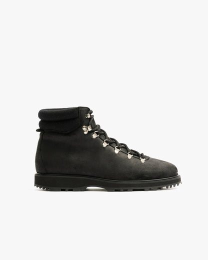 Duved – Black Waxed Suede
