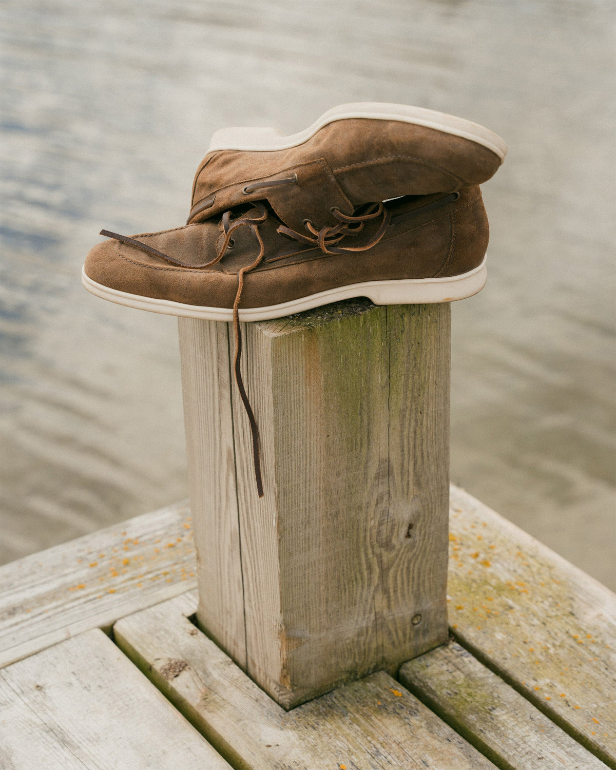 Sandhamn – Chestnut Waxed Suede