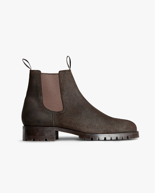 Elfvik II – Brown Waxed Suede
