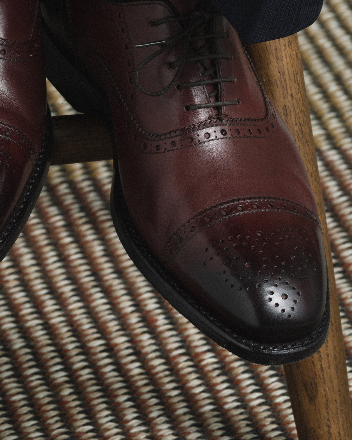 Strömsö II – Dark Mahogany Calf