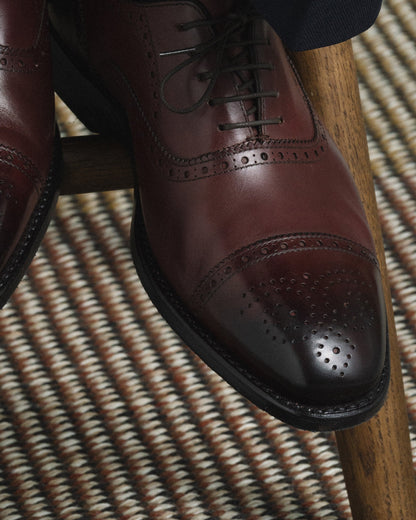 Strömsö II – Dark Mahogany Calf